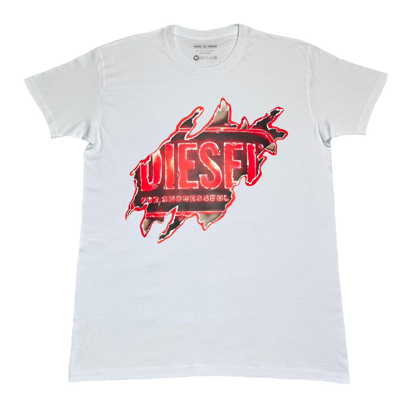 Tricou unisex Diesel Red Flame