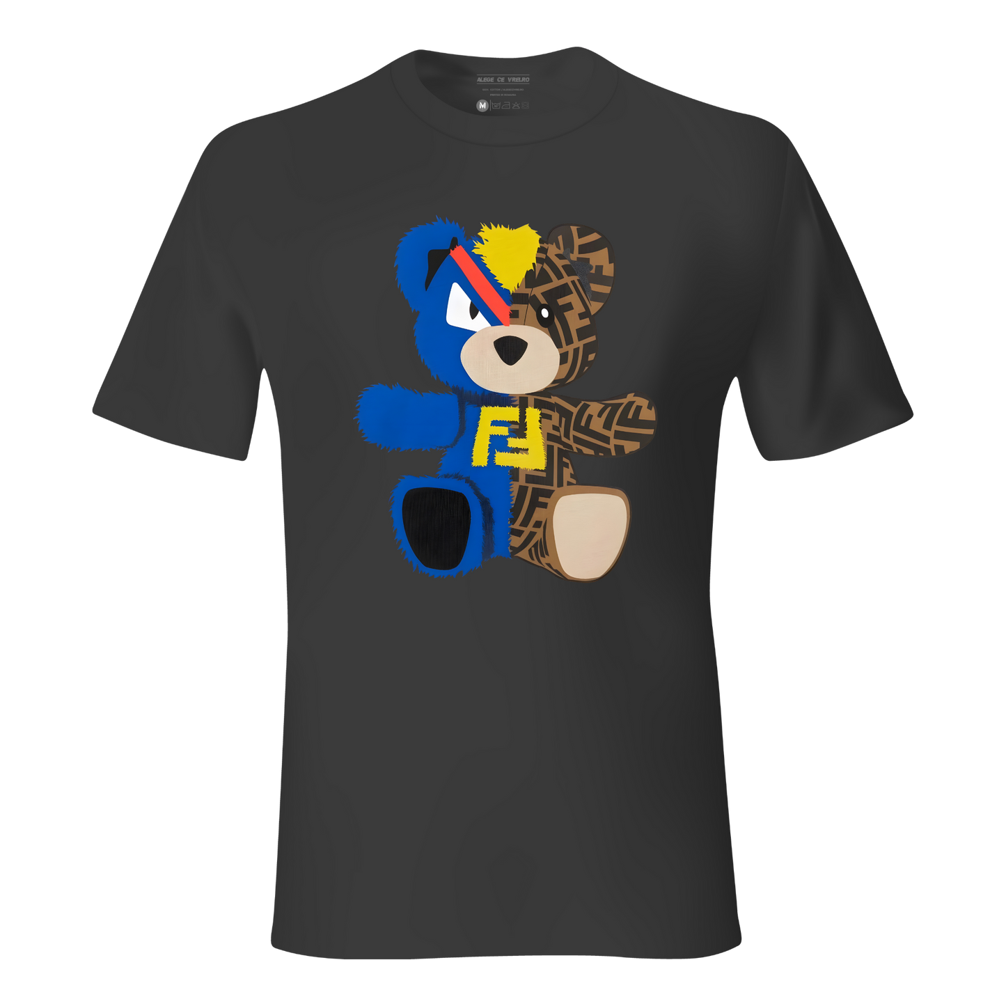 Tricou Streetwear „Bear Fendi Style”