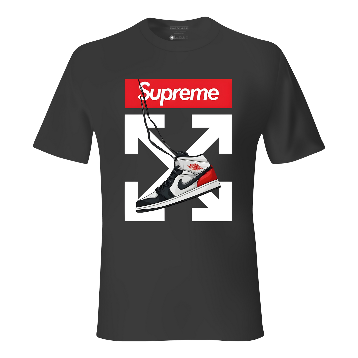 Tricou Unisex Streetwear „Supreme Kicks”