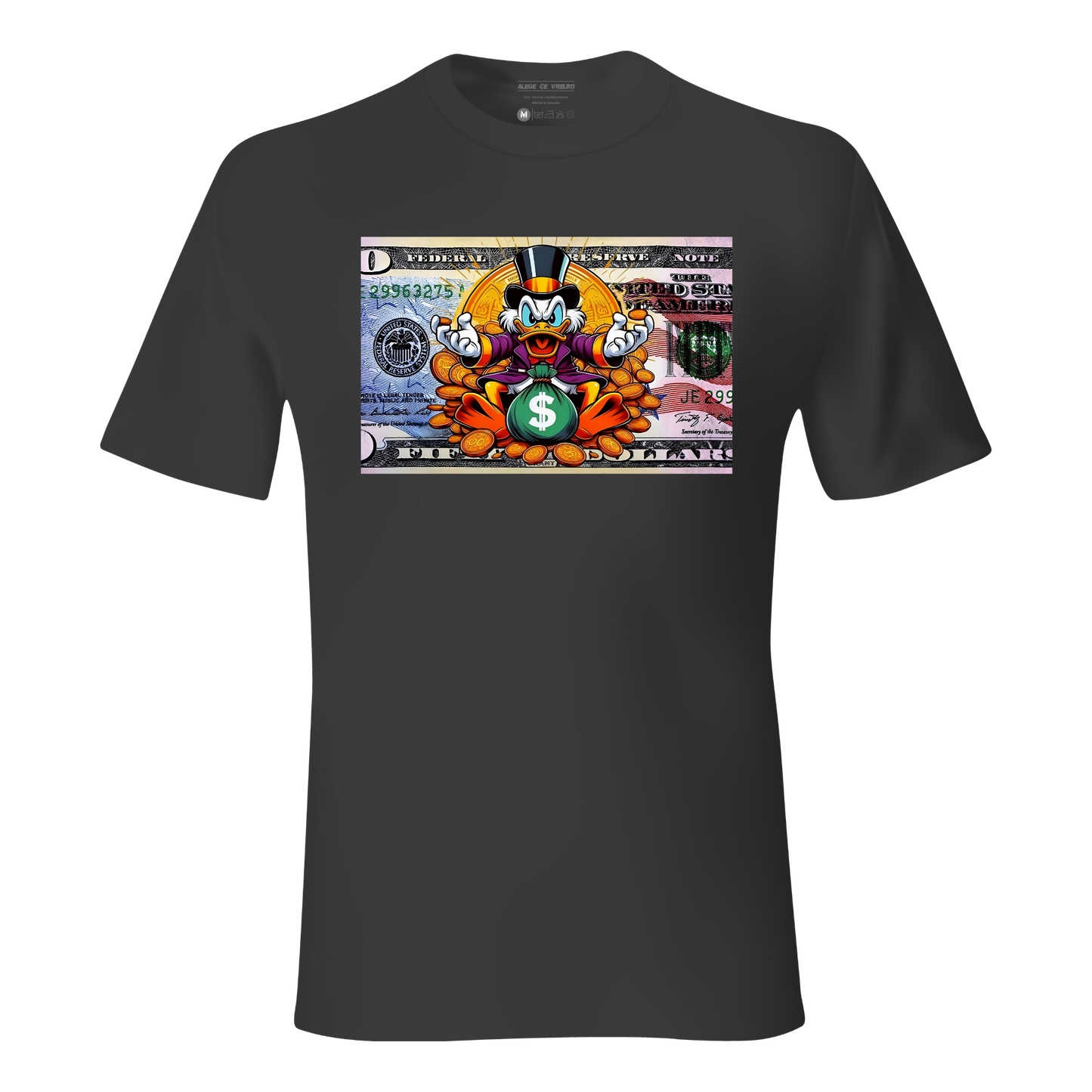 Tricou unisex „Money Vibes” – Rățoi pe Dollar