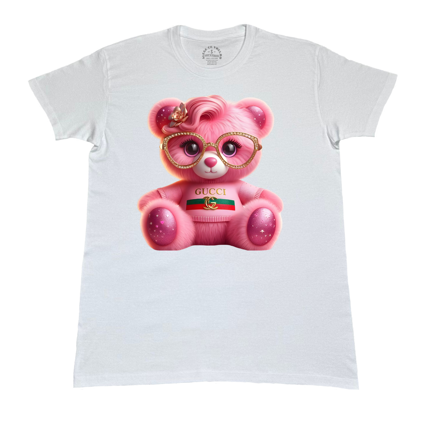 Tricou copii Teddy Pink – Streetwear Cute & Stylish