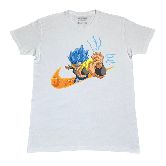 Tricou unisex Saiyan Power Swoosh – Energie, forță și stil urban