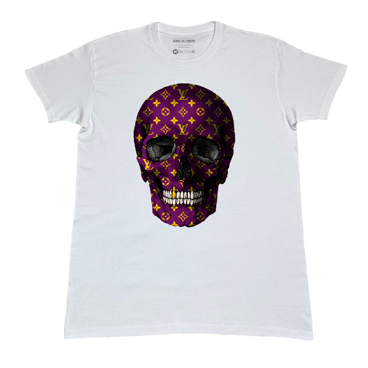 Tricou unisex „LV Skull” – Streetwear dark & luxury twist