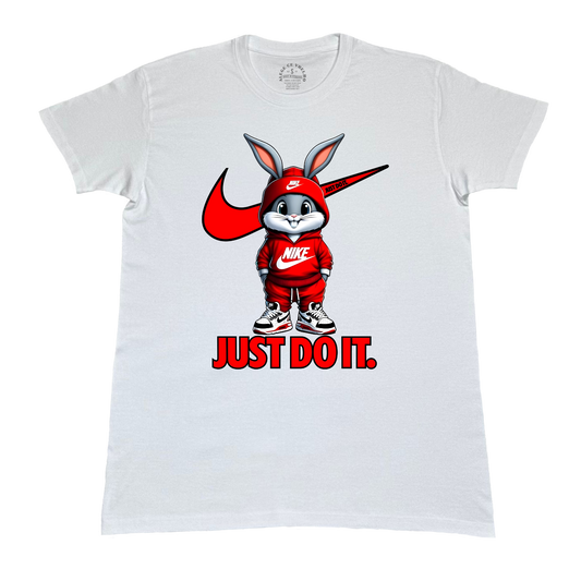 Tricou copii „Little Bunny Just Do It” – Streetwear Fun