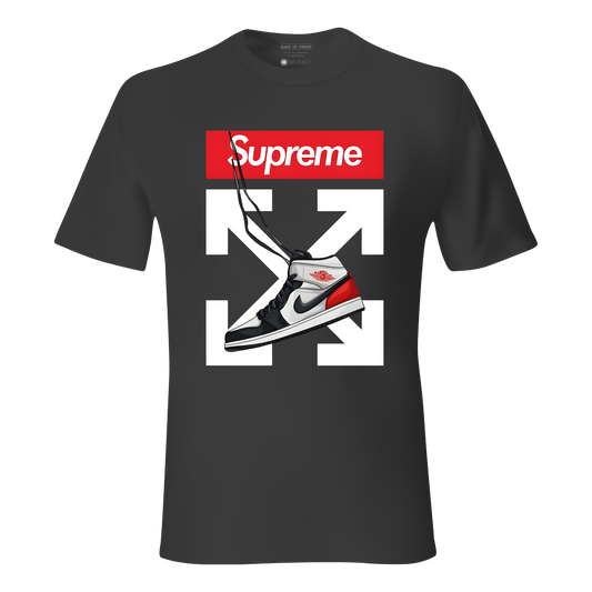 Tricou Unisex Streetwear „Supreme Kicks”