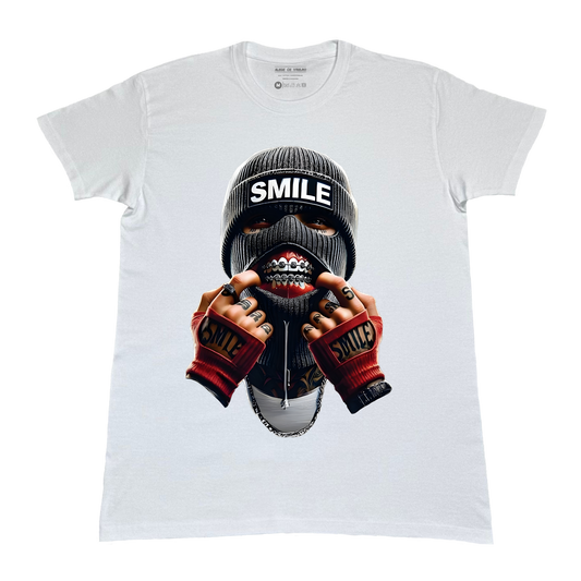Tricou unisex „Smile Mask” – Streetwear îndrăzneț & edgy
